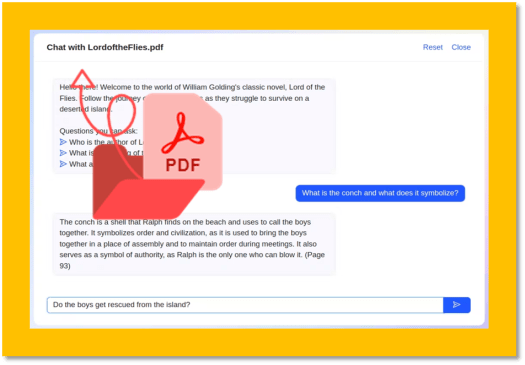 赋予 PDF 智能,让 PDF 和人直接对话的AI工具。