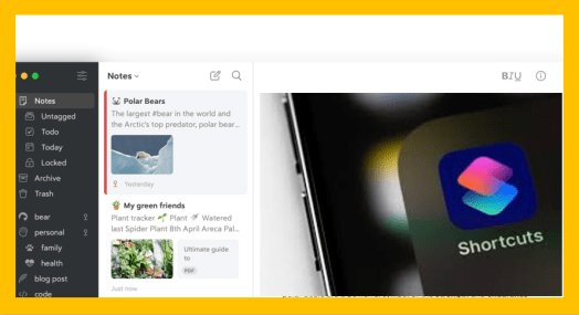【译】我如何将 iOS的「快捷指令」 运用在笔记应用 Bear 上实现每日工作流