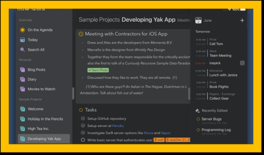 关于 Agenda App（简达）， 我感觉这是有管理经验的人为大家打造的工具