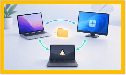 Mac、Windows、Linux 文件怎么互传?我现在用 LocalSend 和 Syncthing