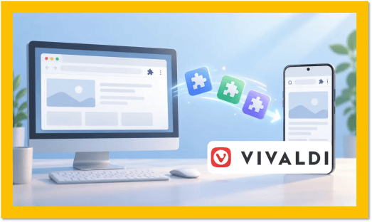 Vivaldi 8.2 把 Chrome 扩展带到 Android,桌面上的浏览器工作流也能带到手机上了